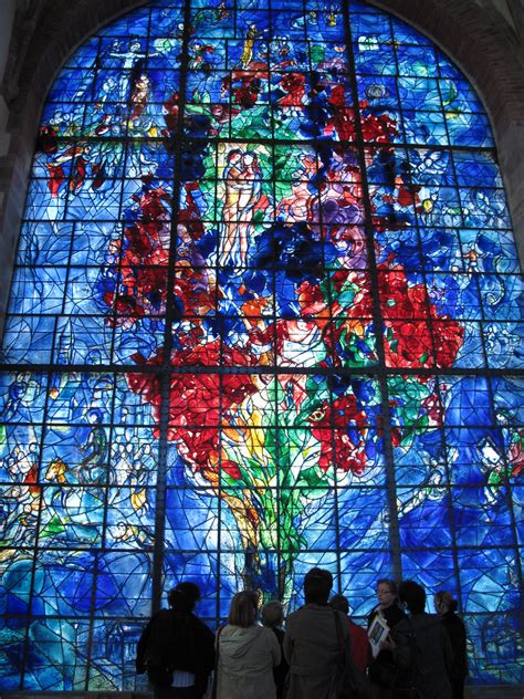 Sarrebourg - France - Vitrail de Chagall - Chapelle des Co ...