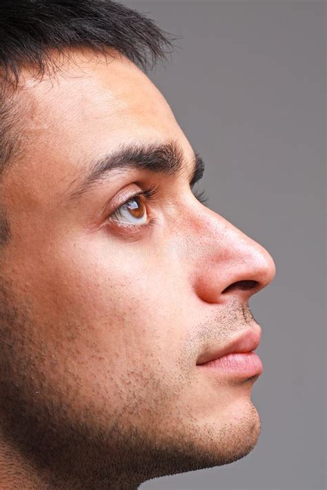 Profile Portrait Of Young Attractive Man Royalty Free Stock Images