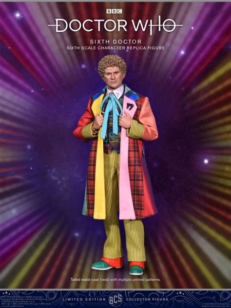 Dr Who Sixth Doctor 16 Scale 12 Action Figure Figurines And Statues