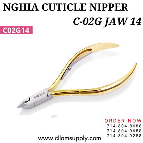 nghia cuticle nipper c02g jaw 14 cllam supply