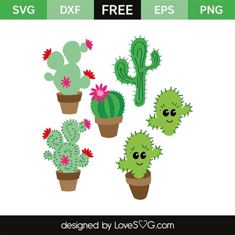 Cactus Design - Lovesvg.com