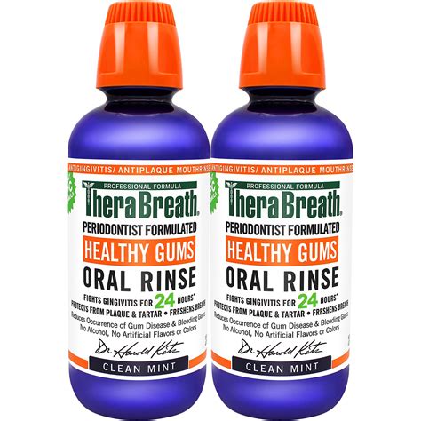Therabreath Healthy Gums Periodontist Formulated 24 Hour Oral Rinse