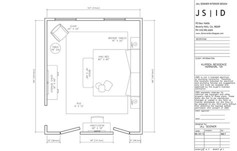 A split bedroom floor plan typically separates a home into three areas: Herndon, VA Online Design Project, Master Bedroom ...