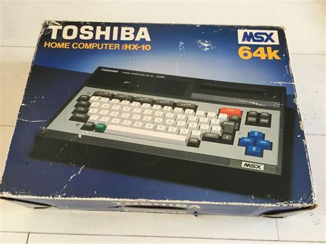 Msx Toshiba 64k Home Computer Hx 10 Incl Original Box And
