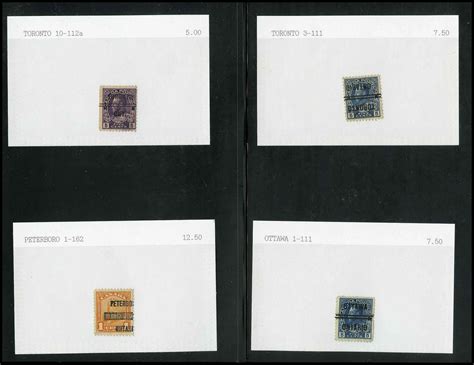Buy 16 Canada Pre-Cancels | Arpin Philately