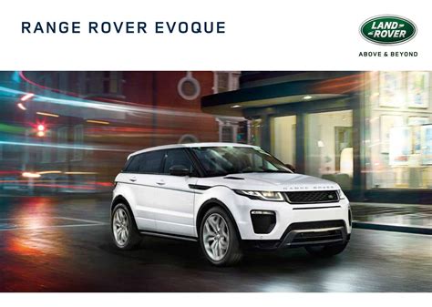 2018 Range Rover Evoque Brochure By Stewarts Automotive Issuu