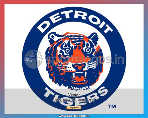 Detroit Tigers Baseball Sports Vector Svg Logo In Formats