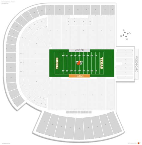Darrell K Royal Texas Memorial Stadium Seating Chart And Map Seatgeek