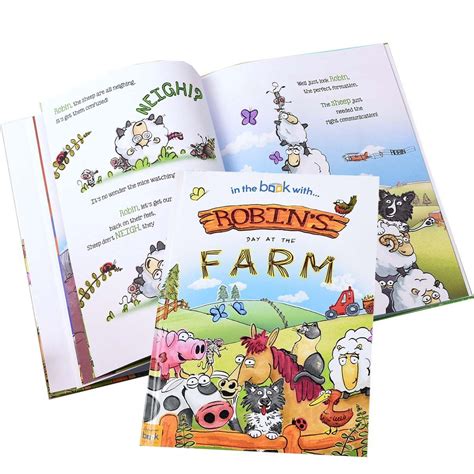 Personalised ‘my Day At The Farm Story Book Personalised Books