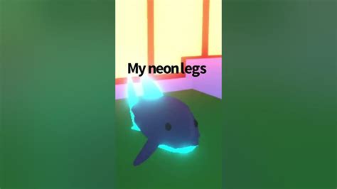 My Neon Legs Adoptme Roblox Shorts Youtube