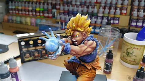 Broly en ssj3 illumine votre pièce de son imposante aura ! Peinture Figurine Goku Kamehameha