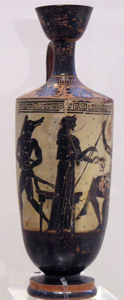 Circe And Odysseus Ca 490 480bce Lekythos From Eretria Ancient
