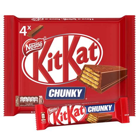 Buy Nestle Kitkat Chunky Chocolate Bar 160g X Pack Of 4 Online Shop