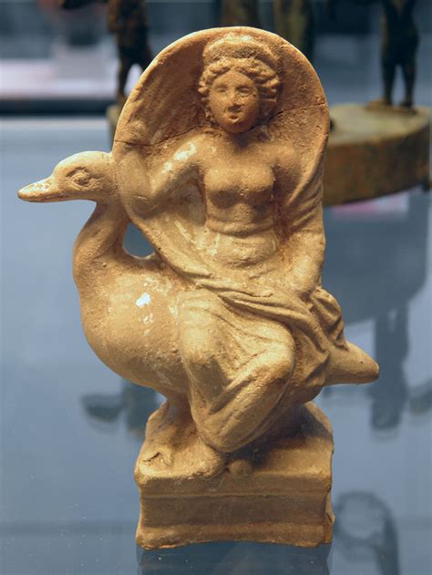 Terracotta Statuette Of Aphrodite Aphrodite Riding On A Goose 3rd