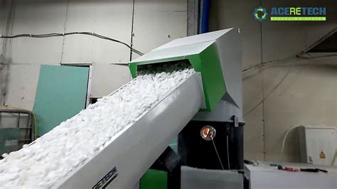 Acs80 Single Stage Extruder For Eps Recycling In Poland Factory Youtube