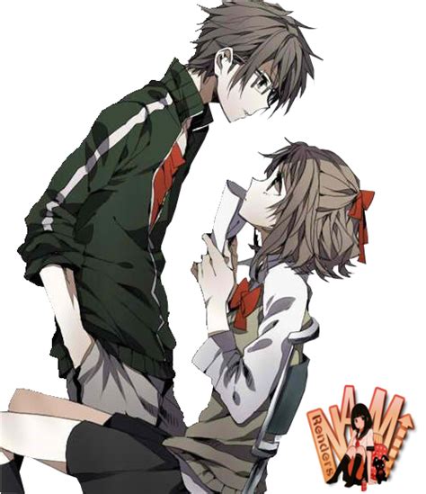 Anime Couple Love Png File Png Mart