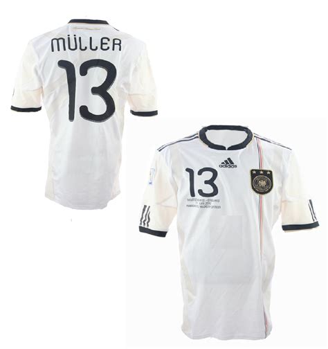 Er wurde von bundestrainer jogi löw im mai 2021 in den. Adidas Deutschland Trikot 13 Thomas Müller WM 2010 DFB Heim Herren S/M/L/XL/XXL günstig online ...