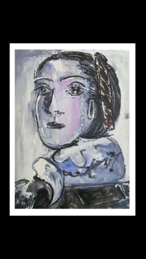 Pablo Picasso Dora Maar à La Blouse Bleue 1936 Oil On Paper 405