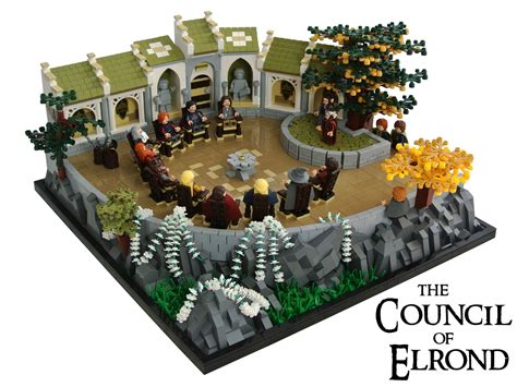 The Council Of Elrond Lego Lego Projects Cool Lego Creations