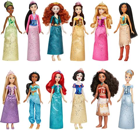 Disney Princess Royal Collection All 12 Royal Shimmer Dolls In One