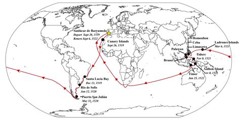 Vergeben Schlummer Verkäufer Magellan Sea Route Map Schub Kann Hartnäckig