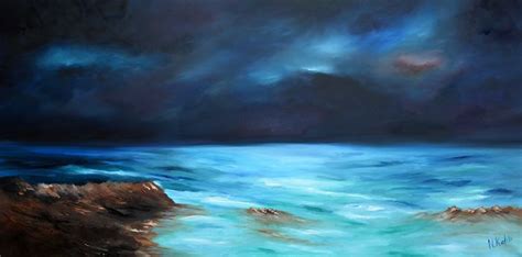 Abstract Paintings And Sea Paintings By Artist Niki Katiki Seascape