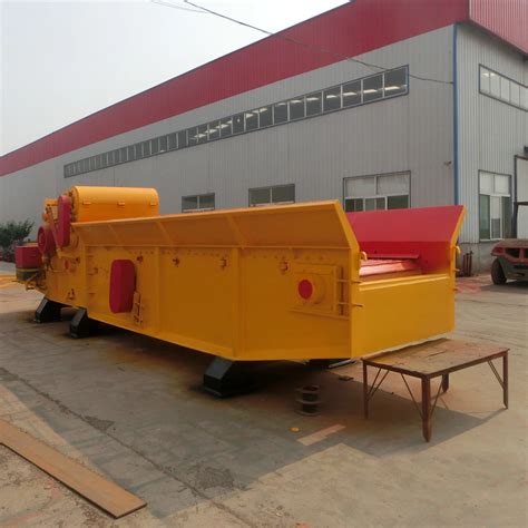 Industrial Biomass Production Mobile Wood Chipper For Pallet Wood
