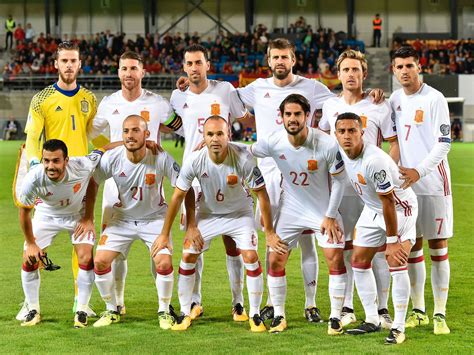 Download Spain National Football Team 2018 World Cup Wallpaper