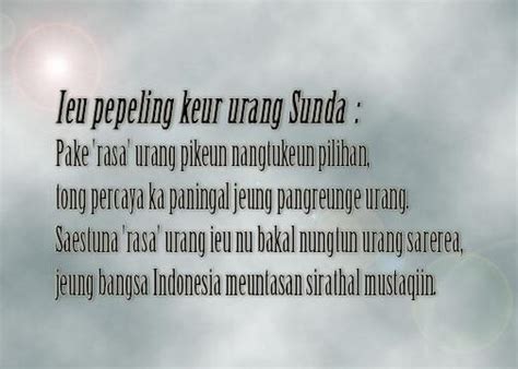 Pepeling Keur Urang Sunda Bahasa Sastra Sepuh Baheula