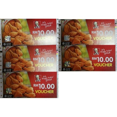 For this survey to be more responsible and effective, the kfc needs to reach something that is not limited to questions. Gift Catalog / KFC Cash Voucher - RM50