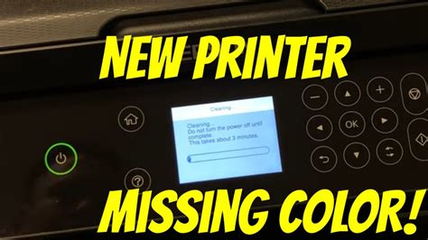 No Color Or Blank Page Epson Printer Missing Lines Segments Or Color
