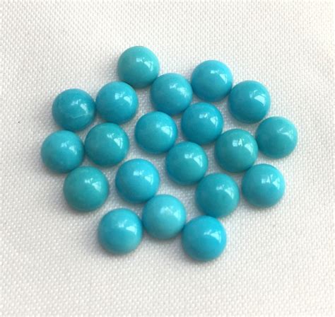 Natural Turquoise Round Cabochon 3MM 4MM 5MM 6MM Super Etsy
