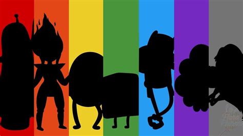 Adventure Time Rainbow Silhouette Based On The Miraculous Ladybug