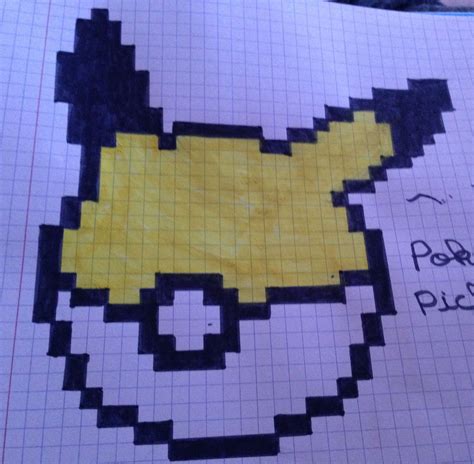 Pixel Art Pikachu Facile Id Es Et Designs Pour Vous Inspirer En