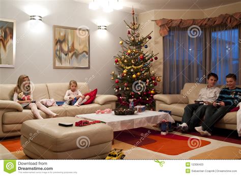 Children In Living Room Stock Image Image Of Colorful 12306403