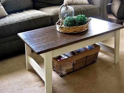 Black medium rectangle wood coffee table with lift top. Farmhouse Inspired Walmart Coffee Table Makeover!