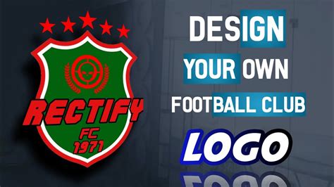 How To Design A Football Club Logo On Android Mobile Easily Create