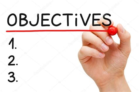 Objectives List Stock Photo By ©ivelin 70712069
