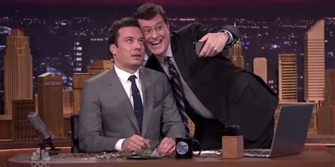 stephen colbert catholic hobbit nerd prince — jimmy fallon and stephen colbert best friends