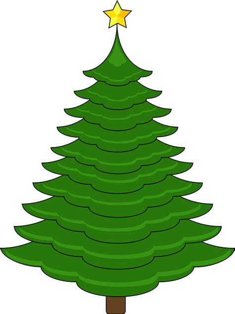 Download Clipart Christmas Tree How To Decor A Xmas Tree How Christmas Graphic Png Download