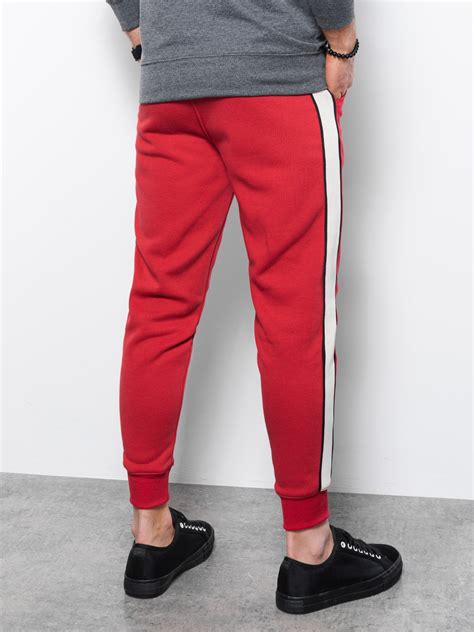 Mens Sweatpants P865 Red Modone Wholesale Clothing For Men