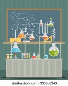 Laboratory Conceptual Vector Illustration Stock Vector Royalty Free