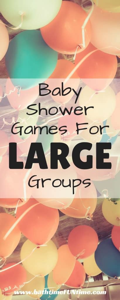 Baby Shower Games For Large Groups Printable Best Design Idea