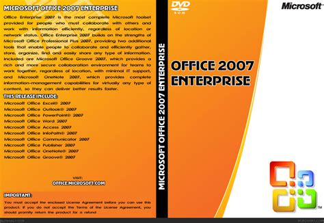 Viewing Full Size Microsoft Office 2007 Enterprise Box Cover