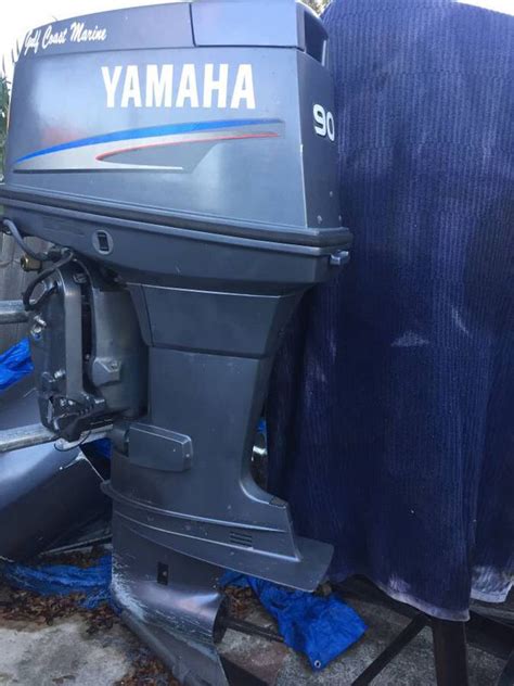 2002 Yamaha 90 Hp Two Stroke Outboard Motor For Sale In Miami FL OfferUp