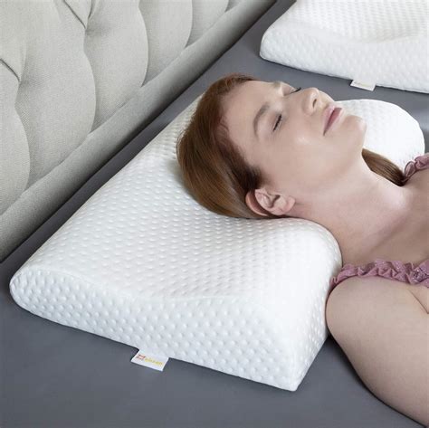 Kizzen Memory Foam Pillow Cervical Pillow For Neck Pain Anti Snoring