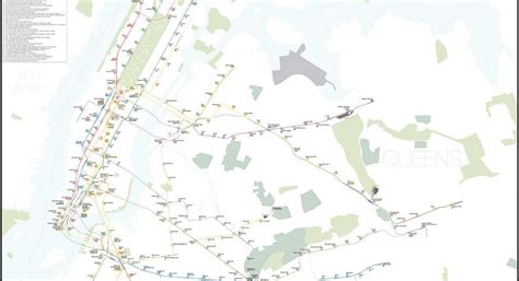 Man Creates Complete And Geographically Accurate Nyc Subway Map