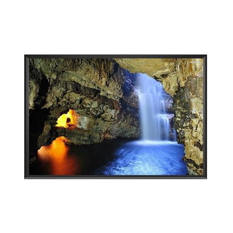 Buy Waterfall High Quality Uv Textured Wall Poster With Frame 18
