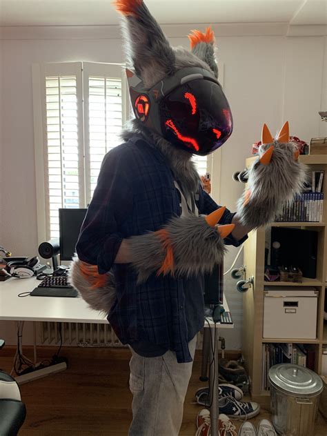 After A Year My Protogen Suit Of Aiko Is Finally Finished Rfurry