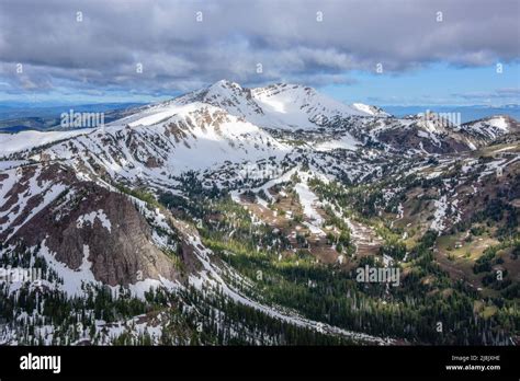 Mount Jefferson The Highest Peak In The Centennial Range Sits On The